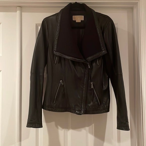 Michael by Michael Kors Leather Jacket - Picture 3 of 6